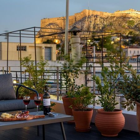 אתונה Meno Suite With Private Terrace - Jaccuzzi, Acropolis View מראה חיצוני תמונה